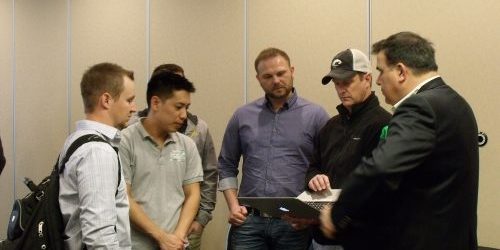 2017-03-25 16.09.20 Eco Insulation - Employees conversing